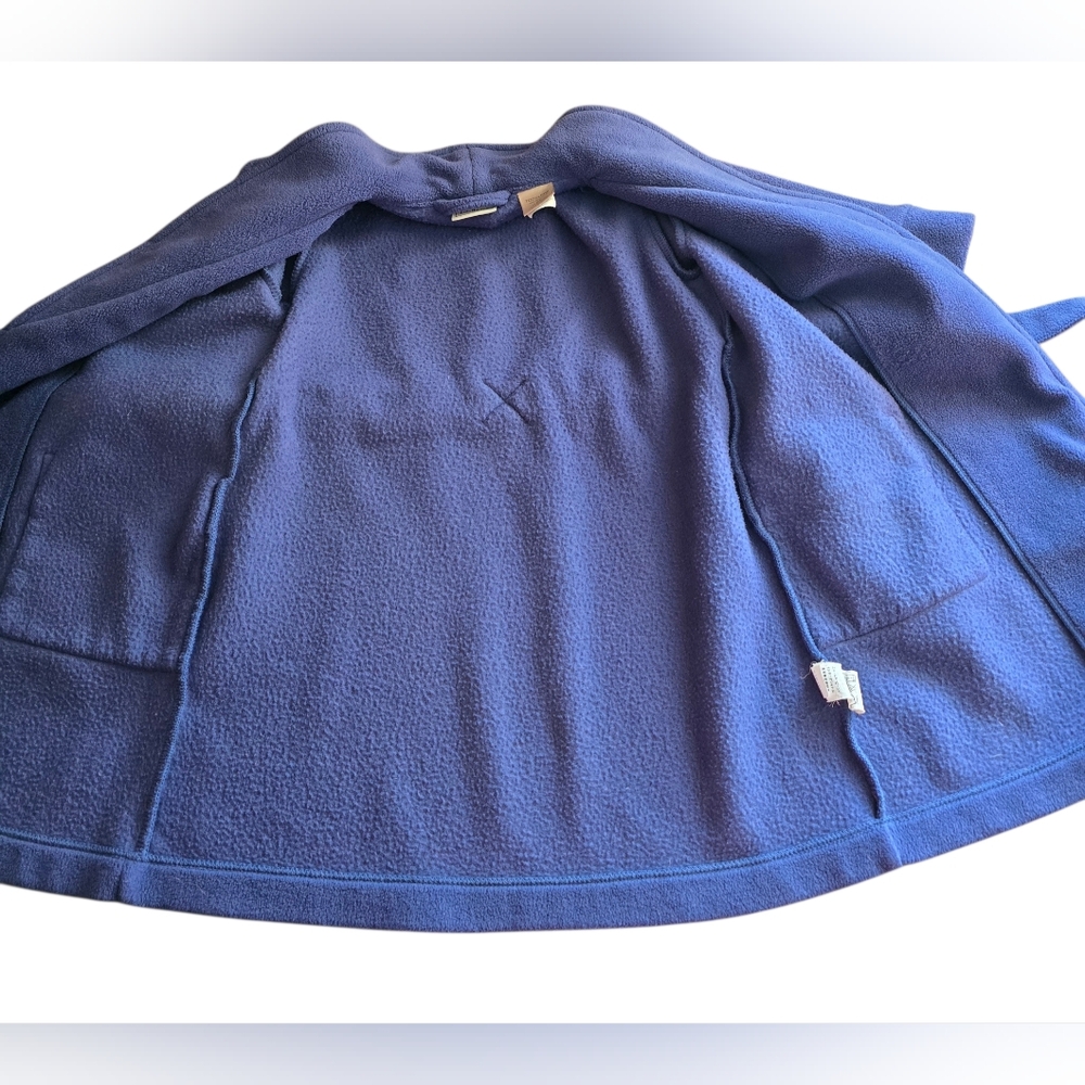 L.L. Bean Kids Cozy Blue Robe 2T Clean - Picture 4 of 5